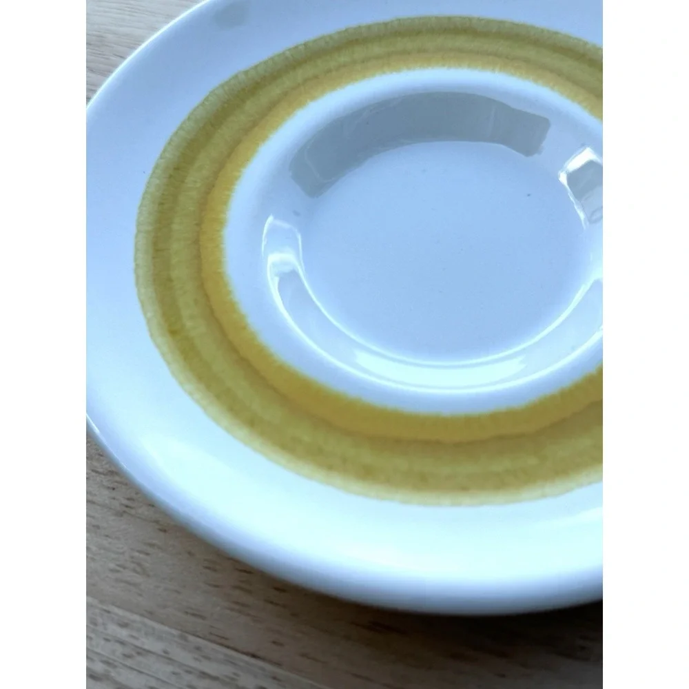 Franciscan Sundance Vtg Set of 2 Coffee Saucer Replacement Retro Earthenware USA
